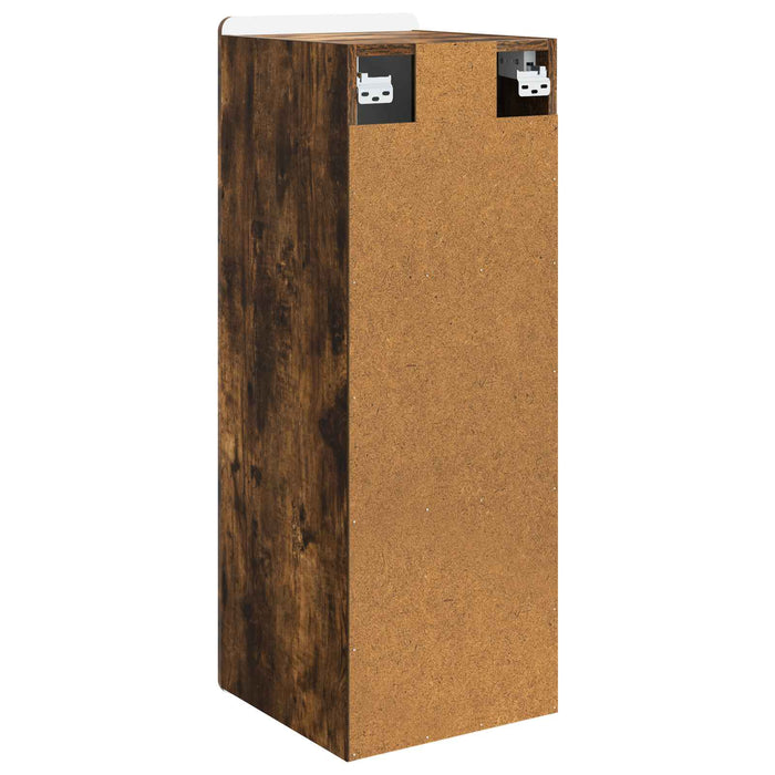 Dulap montat pe perete Stejar fumuriu 33 x 34,5 x 94 cm - WALTI WALTI