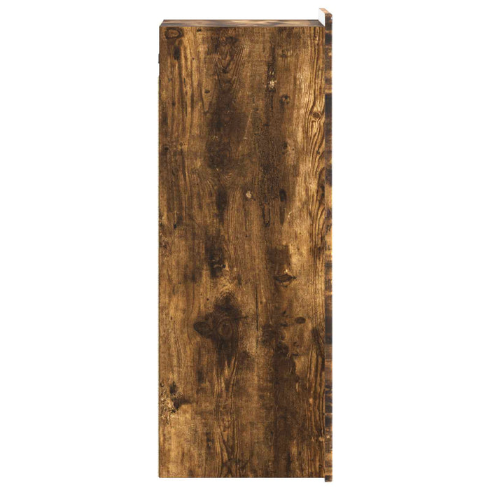 Dulap montat pe perete Stejar fumuriu 33 x 34,5 x 94 cm - WALTI WALTI