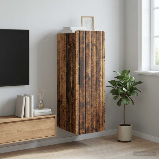 Dulap montat pe perete Lemn vechi 33 x 34,5 x 94 cm - WALTI WALTI