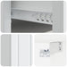Dulap de noapte suspendat Alb 33 x 34,5 x 24 cm Lemn prelucrat - WALTI WALTI