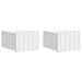 Dulap de noapte suspendat cu sertar 2 pcs Alb 33 x 34,5 x 24 cm - WALTI WALTI