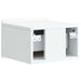Dulap de noapte suspendat cu sertar 2 pcs Alb 33 x 34,5 x 24 cm - WALTI WALTI
