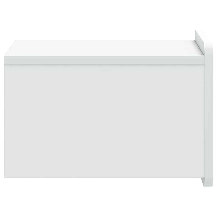 Dulap de noapte suspendat cu sertar 2 pcs Alb 33 x 34,5 x 24 cm - WALTI WALTI