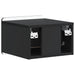 Dulap de noapte suspendat cu sertar Negru 33 x 34,5 x 24 cm - WALTI WALTI