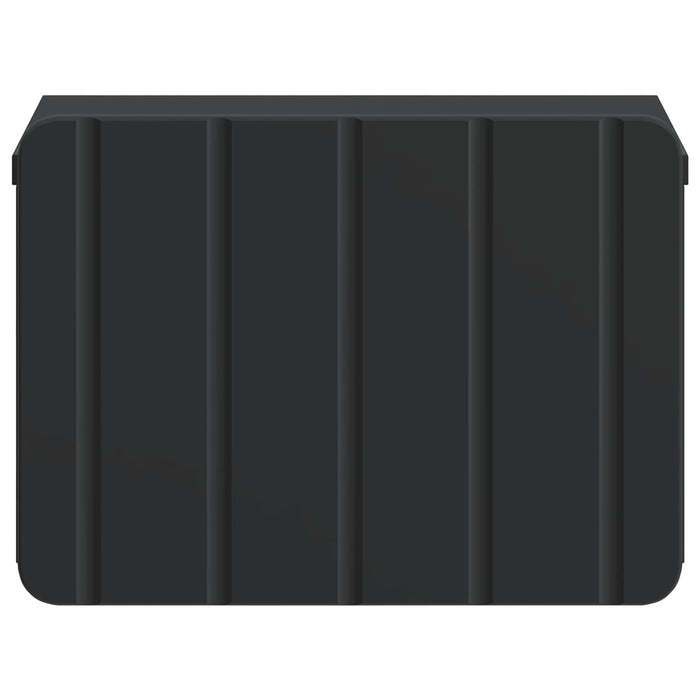 Dulap de noapte suspendat cu sertar Negru 33 x 34,5 x 24 cm - WALTI WALTI