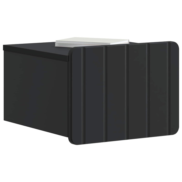 Dulap de noapte suspendat cu sertar Negru 33 x 34,5 x 24 cm - WALTI WALTI