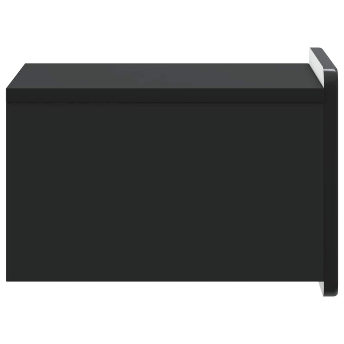 Dulap de noapte suspendat cu sertar Negru 33 x 34,5 x 24 cm - WALTI WALTI