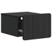 Dulap de noapte suspendat 2 pcs Negru 33 x 34,5 x 24 cm - WALTI WALTI