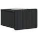 Dulap de noapte suspendat 2 pcs Negru 33 x 34,5 x 24 cm - WALTI WALTI