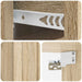 Dulap de noapte suspendat 2 pcs Stejar Sonoma 33 x 34,5 x 24 cm - WALTI WALTI