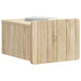 Dulap de noapte suspendat 2 pcs Stejar Sonoma 33 x 34,5 x 24 cm - WALTI WALTI