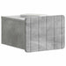 Dulap de noapte suspendat cu sertar Gri Beton 33 x 34,5 x 24 cm - WALTI WALTI