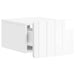 Dulap de noapte suspendat Alb foarte lucios 33 x 34,5 x 24 cm - WALTI WALTI
