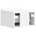 Dulap de noapte suspendat Alb foarte lucios 33 x 34,5 x 24 cm - WALTI WALTI
