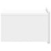 Dulap de noapte suspendat cu sertar 2 pcs Alb foarte lucios - WALTI WALTI