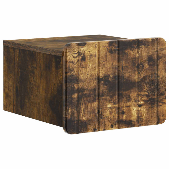 Dulap de noapte suspendat Stejar fumuriu 33 x 34,5 x 24 cm - WALTI WALTI