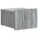 Dulap de noapte suspendat Sonoma gri 33 x 34,5 x 24 cm - WALTI WALTI