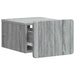 Dulap de noapte suspendat Sonoma gri 33 x 34,5 x 24 cm - WALTI WALTI