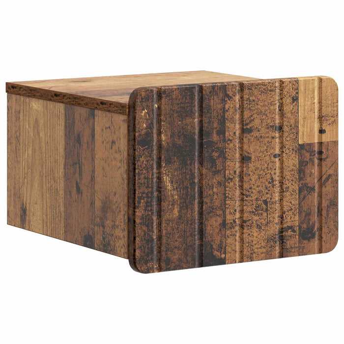 Dulap de noapte suspendat Lemn vechi 33 x 34,5 x 24 cm - WALTI WALTI