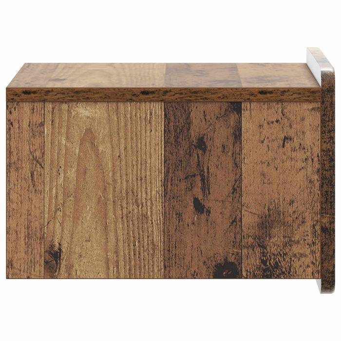 Dulap de noapte suspendat Lemn vechi 33 x 34,5 x 24 cm - WALTI WALTI