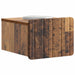 Dulap de noapte suspendat 2 pcs Lemn vechi 33 x 34,5 x 24 cm - WALTI WALTI
