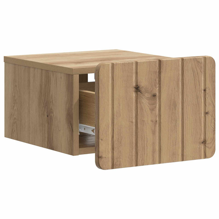 Dulap de noapte suspendat Stejar Artizanal 33 x 34,5 x 24 cm - WALTI WALTI