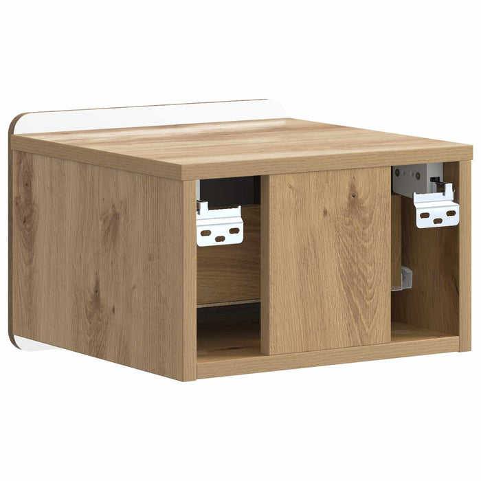 Dulap de noapte suspendat Stejar Artizanal 33 x 34,5 x 24 cm - WALTI WALTI
