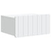 Dulap de noapte suspendat Alb 49 x 34,5 x 24 cm Lemn prelucrat - WALTI WALTI