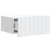 Dulap de noapte suspendat Alb 49 x 34,5 x 24 cm Lemn prelucrat - WALTI WALTI