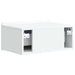 Dulap de noapte suspendat Alb 49 x 34,5 x 24 cm Lemn prelucrat - WALTI WALTI