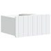 Dulap de noapte suspendat Alb 49 x 34,5 x 24 cm Lemn prelucrat - WALTI WALTI