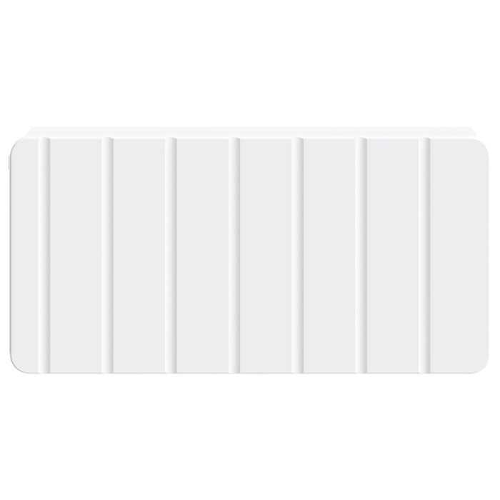 Dulap de noapte suspendat cu sertar 2 pcs Alb 49 x 34,5 x 24 cm - WALTI WALTI