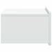 Dulap de noapte suspendat cu sertar 2 pcs Alb 49 x 34,5 x 24 cm - WALTI WALTI