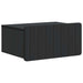 Dulap de noapte suspendat cu sertar Negru 49 x 34,5 x 24 cm - WALTI WALTI