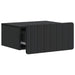 Dulap de noapte suspendat cu sertar Negru 49 x 34,5 x 24 cm - WALTI WALTI