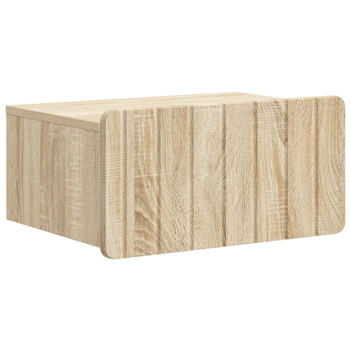 Dulap de noapte suspendat 2 pcs Stejar Sonoma 49 x 34,5 x 24 cm - WALTI WALTI