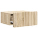 Dulap de noapte suspendat 2 pcs Stejar Sonoma 49 x 34,5 x 24 cm - WALTI WALTI