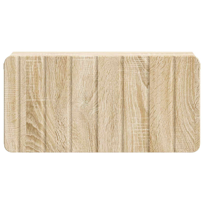 Dulap de noapte suspendat 2 pcs Stejar Sonoma 49 x 34,5 x 24 cm - WALTI WALTI