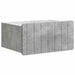 Dulap de noapte suspendat cu sertar Gri Beton 49 x 34,5 x 24 cm - WALTI WALTI