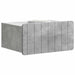 Dulap de noapte suspendat cu sertar Gri Beton 49 x 34,5 x 24 cm - WALTI WALTI