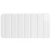Dulap de noapte suspendat Alb foarte lucios 49 x 34,5 x 24 cm - WALTI WALTI