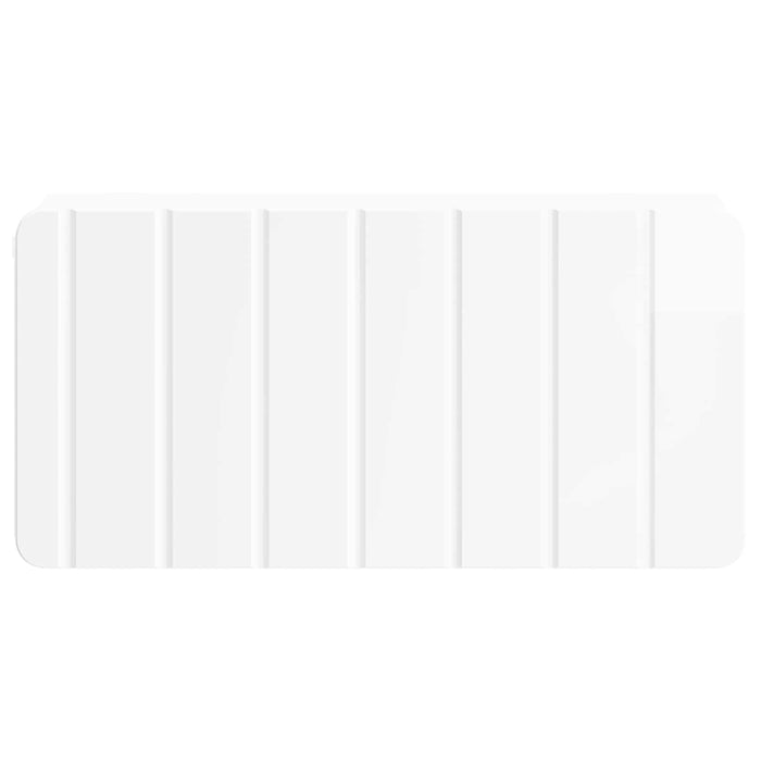 Dulap de noapte suspendat cu sertar 2 pcs Alb foarte lucios - WALTI WALTI