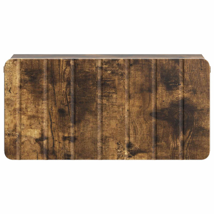 Dulap de noapte suspendat Stejar fumuriu 49 x 34,5 x 24 cm - WALTI WALTI