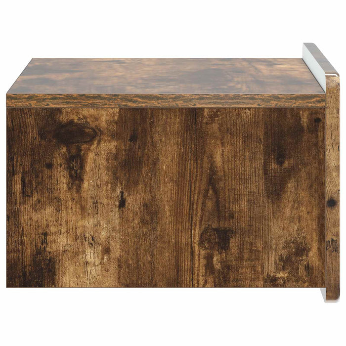 Dulap de noapte suspendat Stejar fumuriu 49 x 34,5 x 24 cm - WALTI WALTI