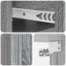 Dulap de noapte suspendat Sonoma gri 49 x 34,5 x 24 cm - WALTI WALTI