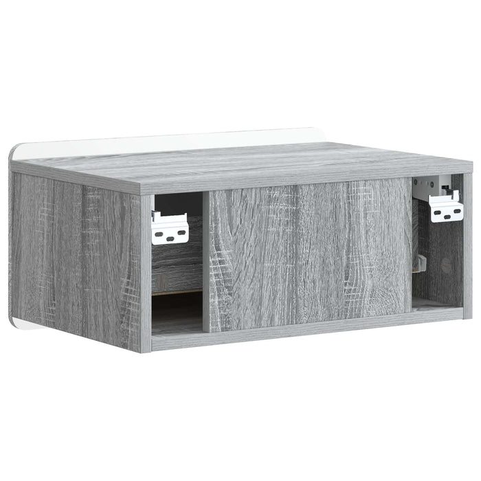 Dulap de noapte suspendat Sonoma gri 49 x 34,5 x 24 cm - WALTI WALTI
