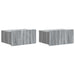 Dulap de noapte suspendat 2 pcs Sonoma gri 49 x 34,5 x 24 cm - WALTI WALTI