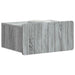Dulap de noapte suspendat 2 pcs Sonoma gri 49 x 34,5 x 24 cm - WALTI WALTI
