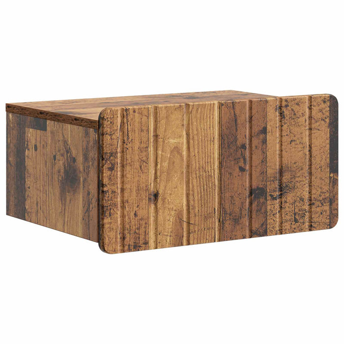 Dulap de noapte suspendat Lemn vechi 49 x 34,5 x 24 cm - WALTI WALTI