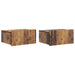 Dulap de noapte suspendat 2 pcs Lemn vechi 49 x 34,5 x 24 cm - WALTI WALTI